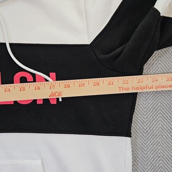 True Religion Men's Pullover Colorblock Hoodie Sweatshirt White Black 103140 LG - Picture 13 of 16